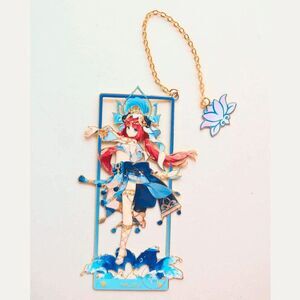 Genshin Impact Water Dancing Nilou Metal Bookmark